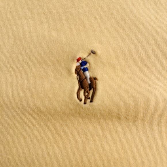 Polo Ralph Lauren Other - Polo Ralph Lauren Large Yellow Custom Slim Fit T-shirt